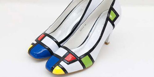 Piet Mondrian Influenced Shoes – Steve Loves It - Steve Edge World - Steve Edge Design