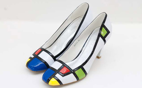 Steve Edge - Steve Loves It! - Piet Mondrian Influenced Shoes - News - Steve Edge Design