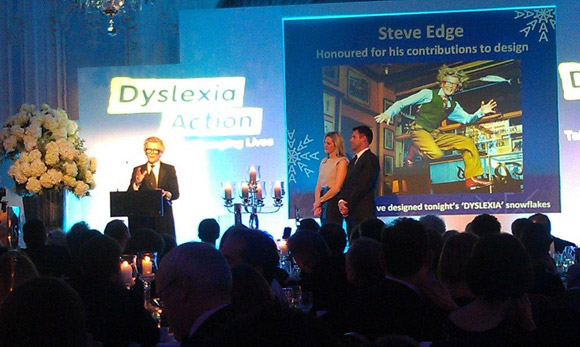 Dyslexia Action Awards Dinner - Steve Edge - News - Steve Edge Desgin Ltd